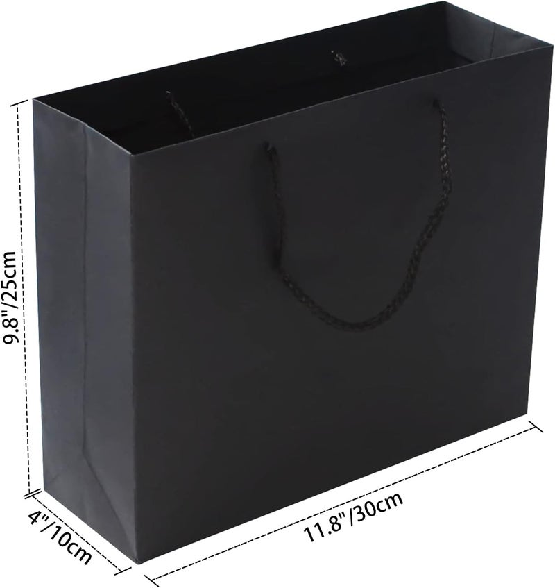 RUIFYRAY Black Luxury Magnetic Gift Box with Lid, Ribbons and Gift Bag, Medium Size-9.4x7x3 Inches, Great for Christmas, New Year, Wedding, Birthdays, Man - Image 3